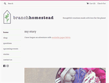 Tablet Screenshot of branchhomestead.com